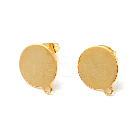 201 Stainless Steel Stud Earring Findings X-STAS-D244-28G-B-1