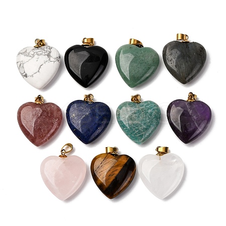 Natural Mixed Stone Pendants G-G287-01G-1