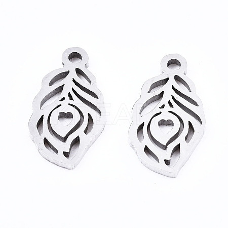Non-Tarnish 201 Stainless Steel Charms STAS-T044-213P-1