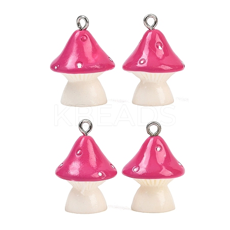 Opaque Resin Pendants RESI-XCP0002-40B-1