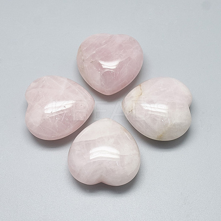 Natural Rose Quartz Heart Love Stones G-S336-01D-12-1