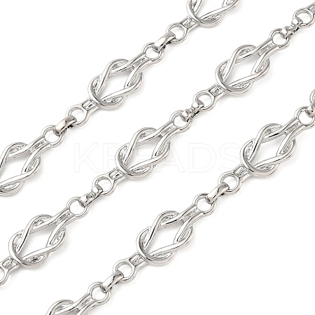 Alloy knot Link Chains LCHA-L002-02P-1