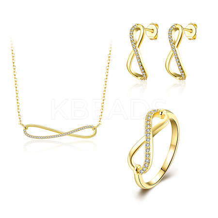 Brass Jewelry Sets SJEW-BB34108-1