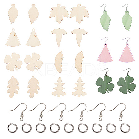 DIY Dangle Earring Making DIY-TA0002-58P-1