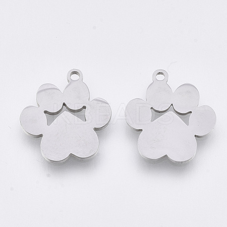Tarnish Resistant 201 Stainless Steel Pendants X-STAS-T044-122P-1