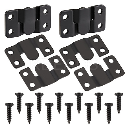 201 Stainless Steel Flush Mount Brackets STAS-OC0001-19EB-1