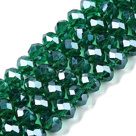 Electroplate Glass Beads Strands LS-EGLA-A044-T8mm-A18-1