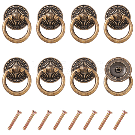 Zinc Alloy Door Drawer Handle Strap DIY-WH0430-845AB-1
