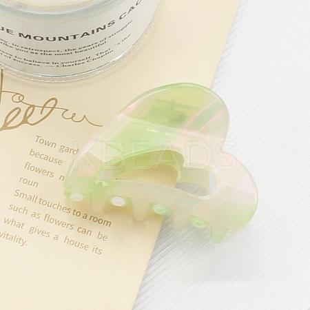 Cute Heart Cellulose Acetate Claw Hair Clips PW-WG41704-06-1