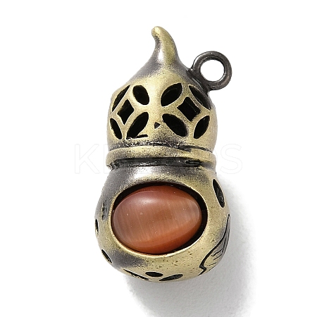 Brass Pendants KK-M284-20AB-04-1