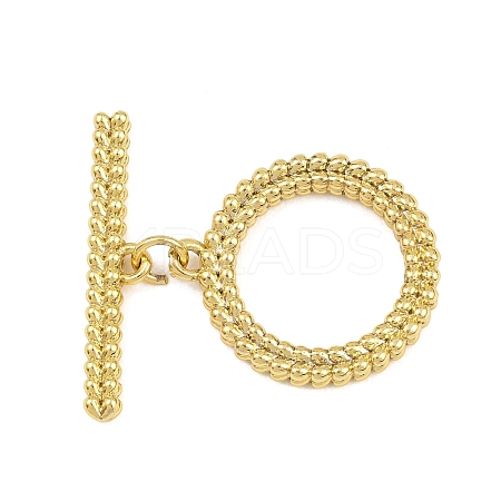 Brass Toggle Clasps KK-G548-30G-1