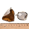 Natural Agate Big Pendants G-Z088-04G-3