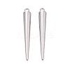 304 Stainless Steel Pendants X-STAS-T075-22B-P-1