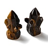 Natural Tiger Eye Cluster Display Decorations DJEW-C020-01E-2
