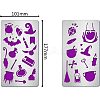 2Pcs 2 Style 304 Stainless Steel Cutting Dies Stencils DIY-FG0001-95-2