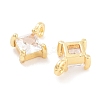 Brass with Cubic Zirconia Pendants KK-P271-41G-B-2