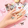 40Pcs 10 Styles Alloy Enamel Pendants ENAM-YW0005-63-3