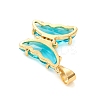 Glass Pendants GLAA-G075-01G-07-3