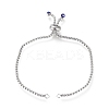 Adjustable 304 Stainless Steel Slider Bracelet/Bolo Bracelets Making STAS-I153-03P-03-1