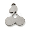 Non-Tarnish 304 Stainless Steel Pendants STAS-G318-09P-1