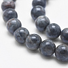Natural Marble Beads Strands G-K211-6mm-B-3