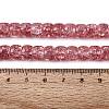 Crackle Transparent Glass Beads Strands GLAA-N069-03A-05-4