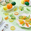 22Pcs 3 Styles Plastic Simulated Lemon DJEW-AR0001-15A-4