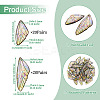 Transparent Resin Wing Pendants Set X-RESI-TAC0021-01A-3