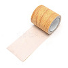 Non-woven Fabrics Imitation Wood Grain Adhesive Tape DIY-WH0001-70B-3