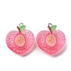 Fruit Theme Opaque Resin Imitation Food Pendants RE-CBA49A8-04H-1