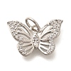 Rack Plating Brass Micro Pave Cubic Zirconia Pendant KK-H508-27P-1