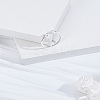 1Pc Letter Brass Rhinestone Open Cuff Rings for Women AJEW-LP0004-47N-S-3