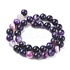 Natural Striped Agate/Banded Agate Beads Strands G-G582-10mm-52-2