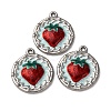 304 Stainless Steel Enamel Pendants STAS-P406-24P-1