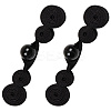 12Pcs Polyester Resin Cheongsam Buckle for Chinese Formal Dress DIY-CY0001-86A-6
