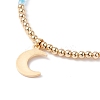 Star & Moon Pendant Necklaces Set for Teen Girl Women NJEW-JN03738-04-9