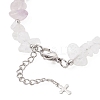 Natural Mixed Gemstone Chip Beaded Bracelest BJEW-JB12976-02-4