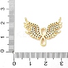 Brass Micro Pave Cubic Zirconia Pendants KK-D357-30G-3