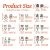 20Pcs 10 Styles Tibetan Style Alloy European Dangle Charms FIND-KS0001-30-3