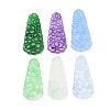 Dyed Natural Quartz Carved Pendants GG-CBA0022-12-1