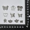100Pcs 10 Styles Tibetan Style Alloy Pendants TIBEP-CJ0002-87-7