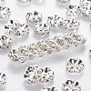 Brass Grade A Crystal Rhinestone Spacer Beads RB-B029-B01-NF-1