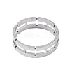 Non-Tarnish 304 Stainless Steel Chain Shape Finger Ring LS-RJEW-C084-01A-P-2