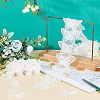 2 Yards 2 Styles Bowknot Lace Edge Trim Ribbon OCOR-NB0001-39-2