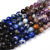 Natural Mixed Gemstone Beads Strands G-D080-A01-02-27-4