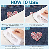 Polyester Hotfix Rhinestone Iron on Patches Applique Patch FIND-TA0002-53D-5