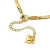 Ion Plating(IP) 304 Stainless Steel Herringbone Chain Bracelets X-BJEW-R316-01G-3