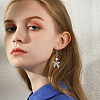 80Pcs 4 Styles 304 Stainless Steel Hoop Earring Findings STAS-BBC0005-93-6