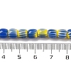 Handmade Lampwork Chevron Beads Strands LAMP-K041-01A-04-5
