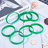 12Pcs Word Silicone Cord Bracelet Wristband BJEW-CN0001-05A-3